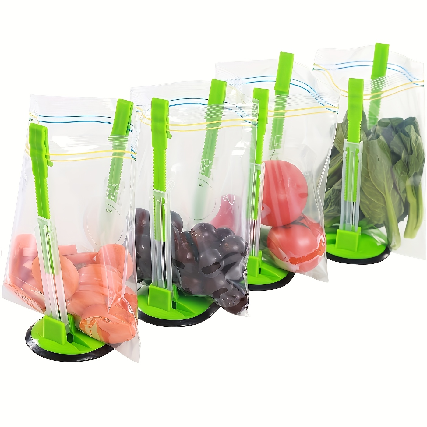 Zipper Bag Holder Plastic Adju - Meal Prep Chef のレビューと価格