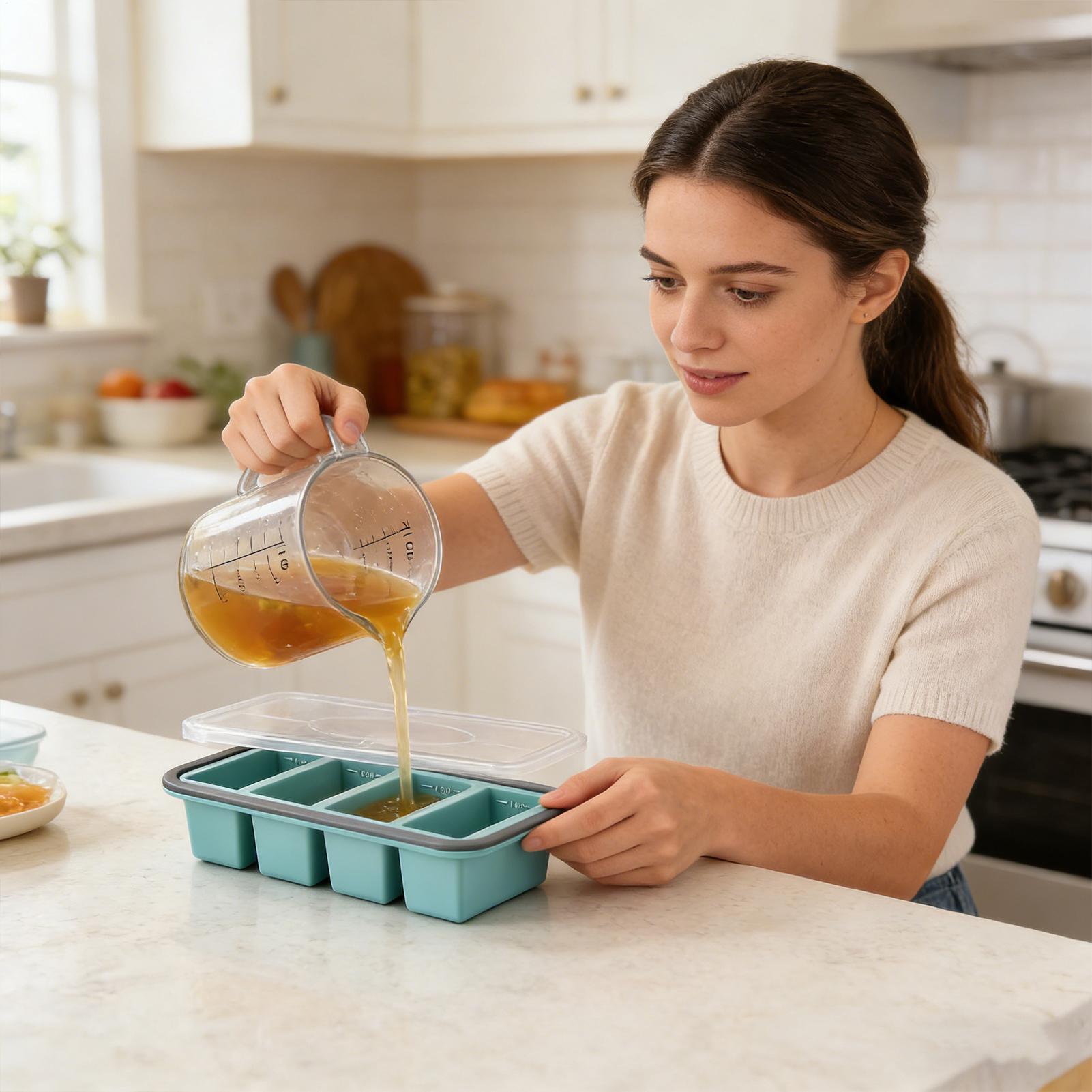 Silicone Freezer Molds Reusabl - Meal Prep With Rice のレビューと価格