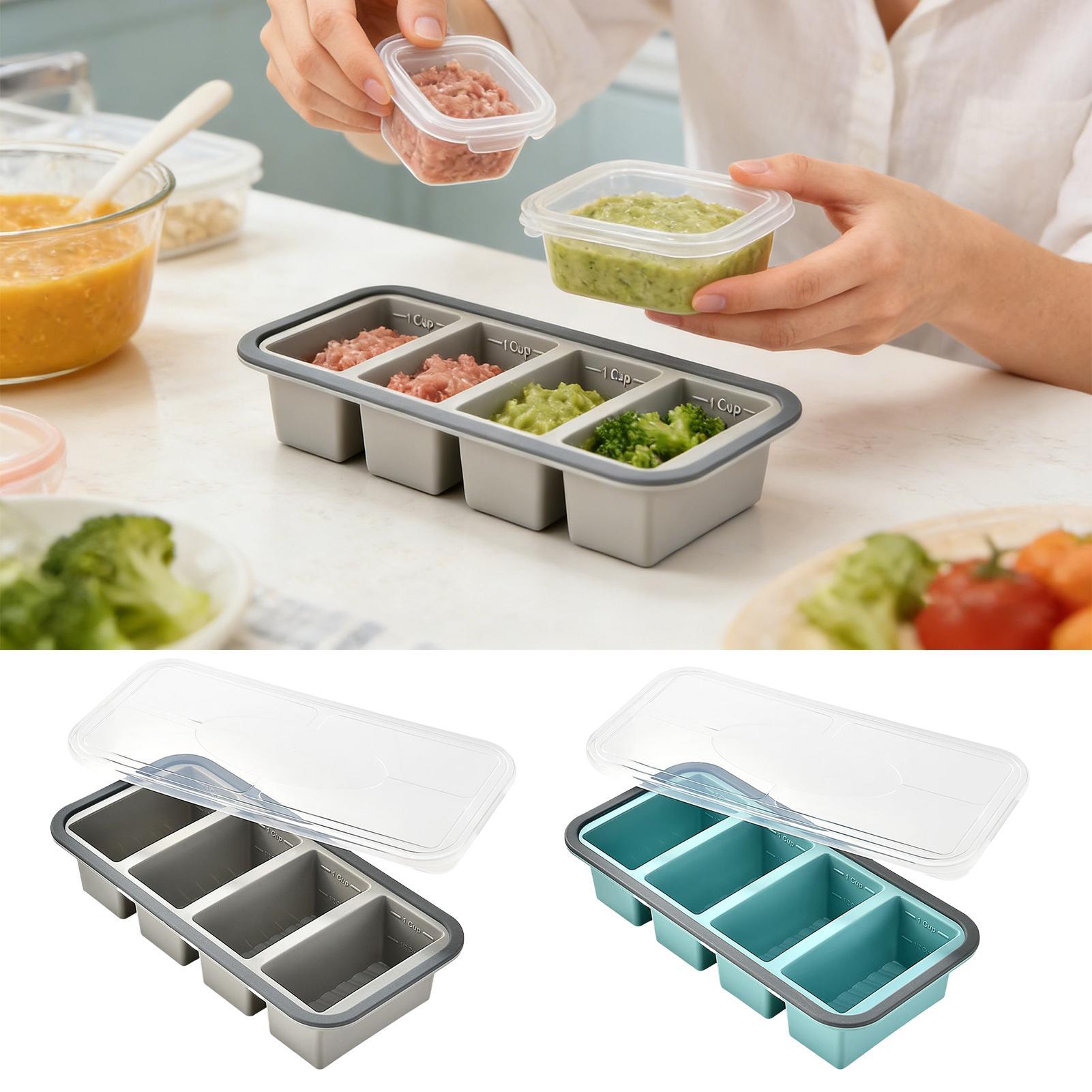 Silicone Freezer Molds Reusabl - Meal Prep With Rice のレビューと価格