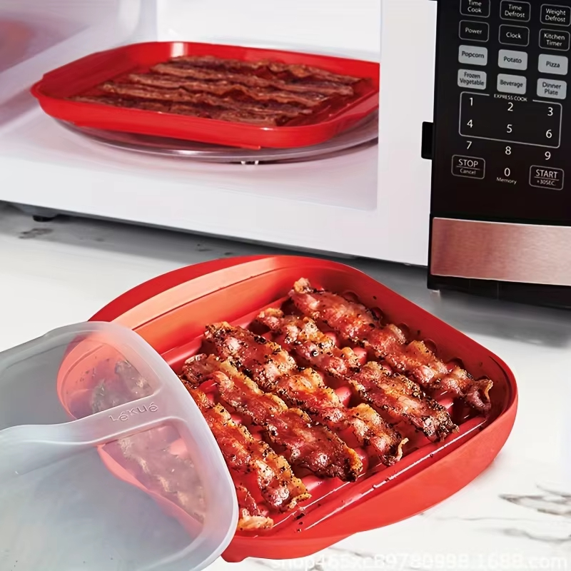 Microwave Bacon Tray with Spla - Meal Prep Chef のレビューと価格