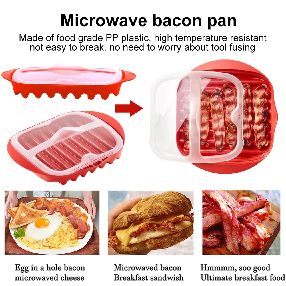 Microwave Bacon Tray with Spla - Meal Prep Chef のレビューと価格