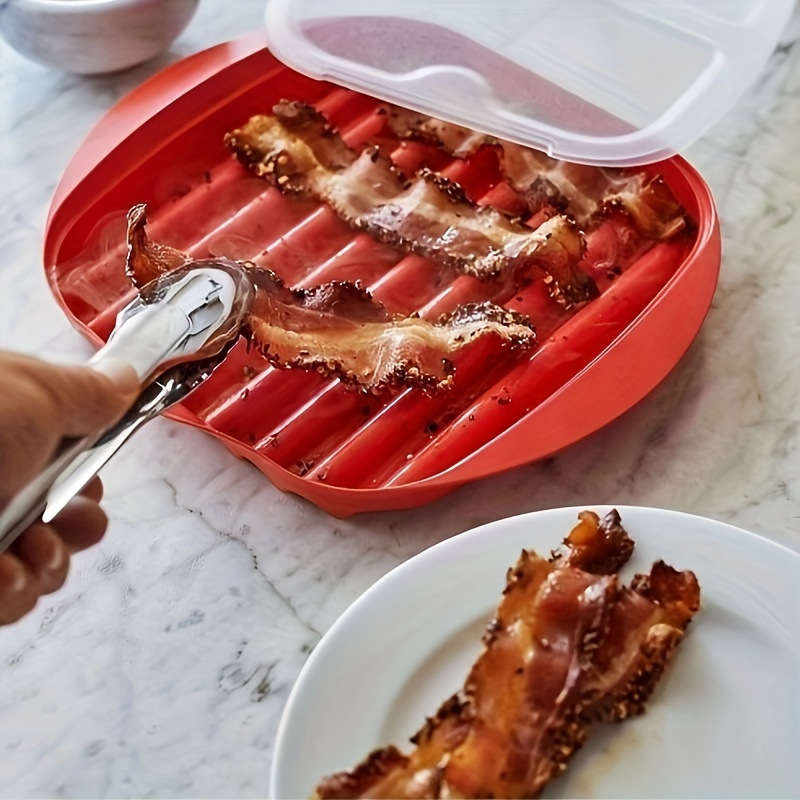 Microwave Bacon Tray with Spla - Meal Prep Chef のレビューと価格