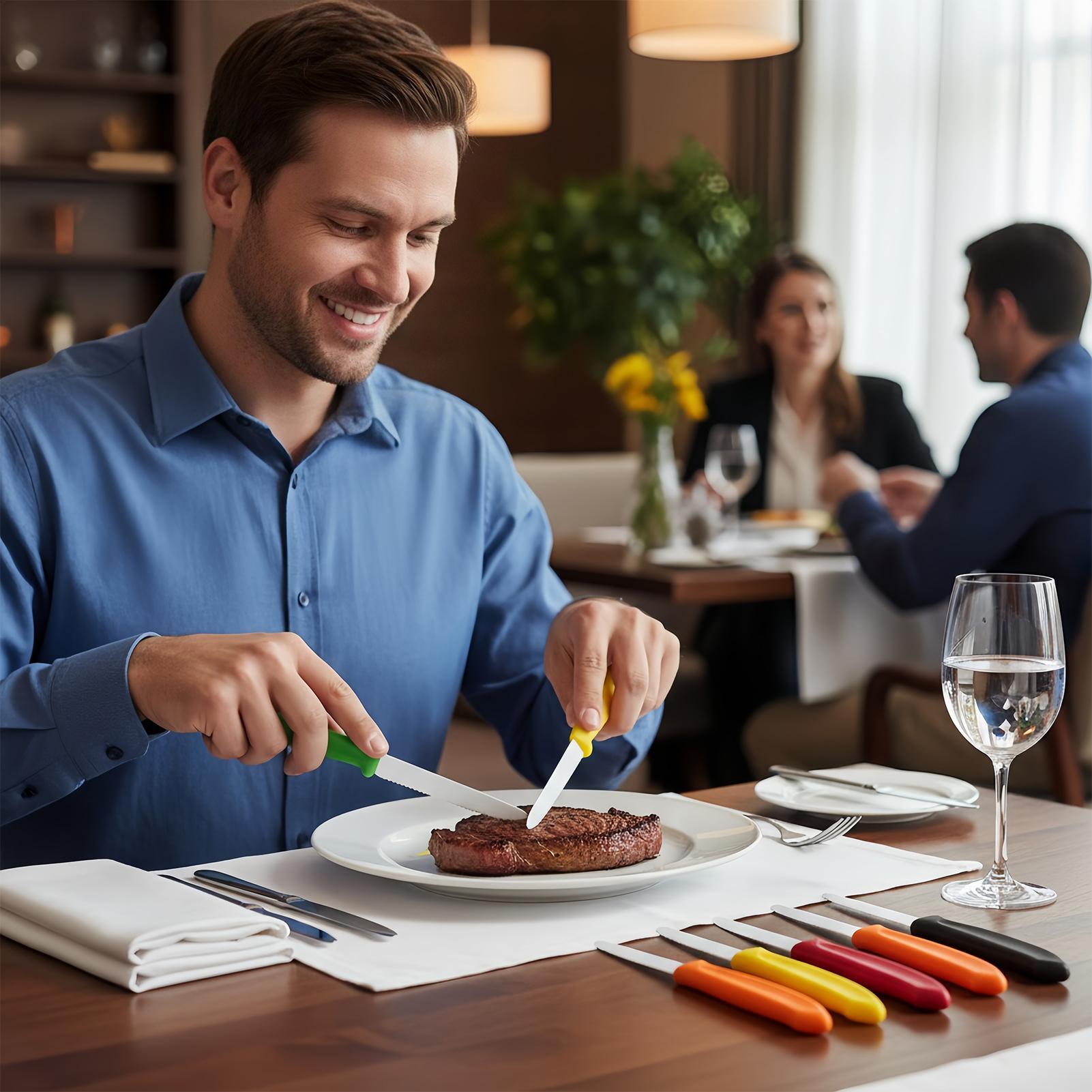 Serrated Steak Cutter 5 Pieces - Meal Prep Chef のレビューと価格