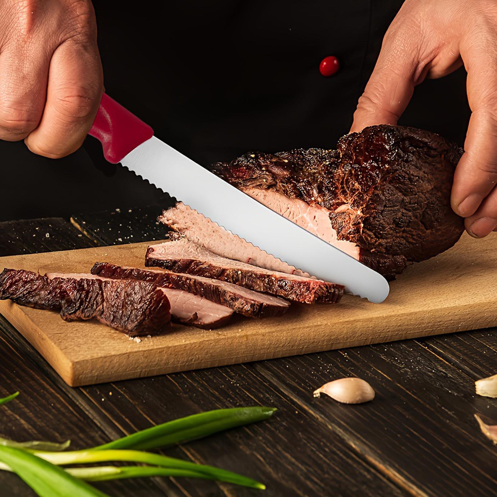 Serrated Steak Cutter 5 Pieces - Meal Prep Chef のレビューと価格