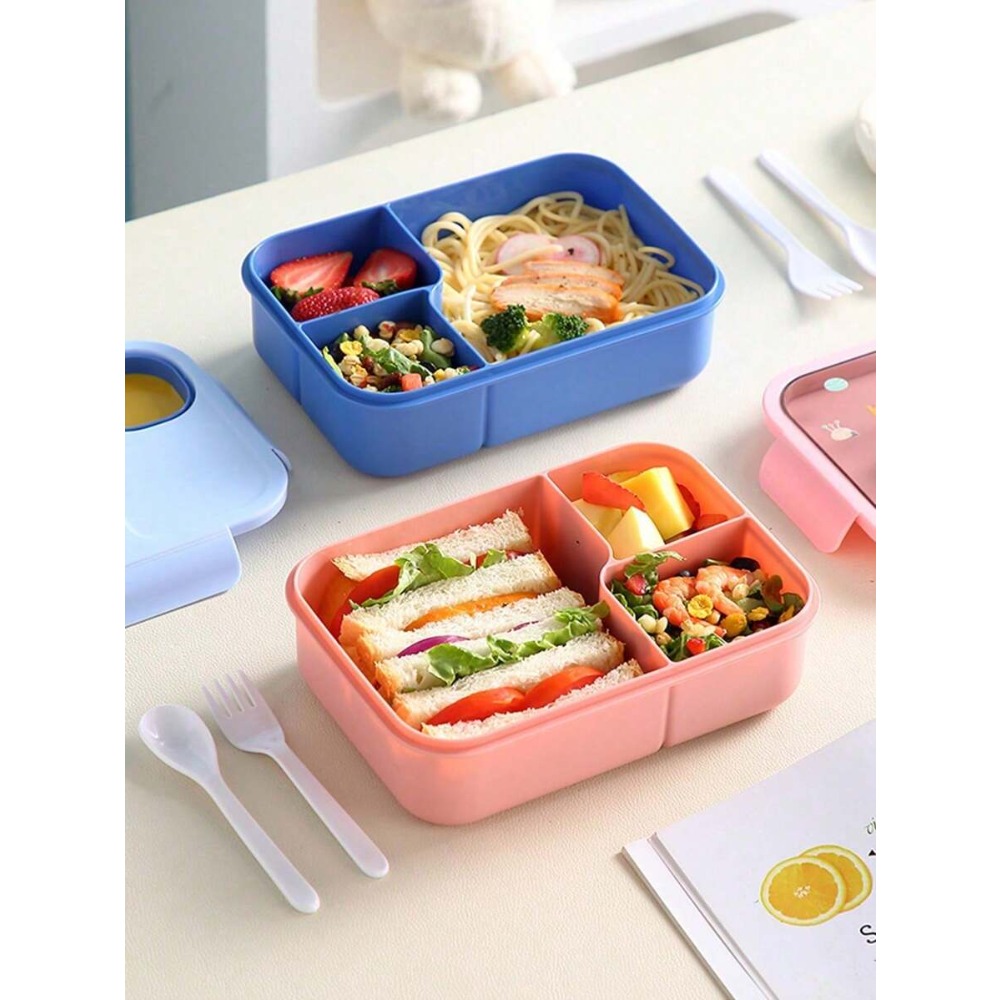 1Pc Cartoon Lunch Box, Microwa - Meal Prep With Rice のレビューと価格