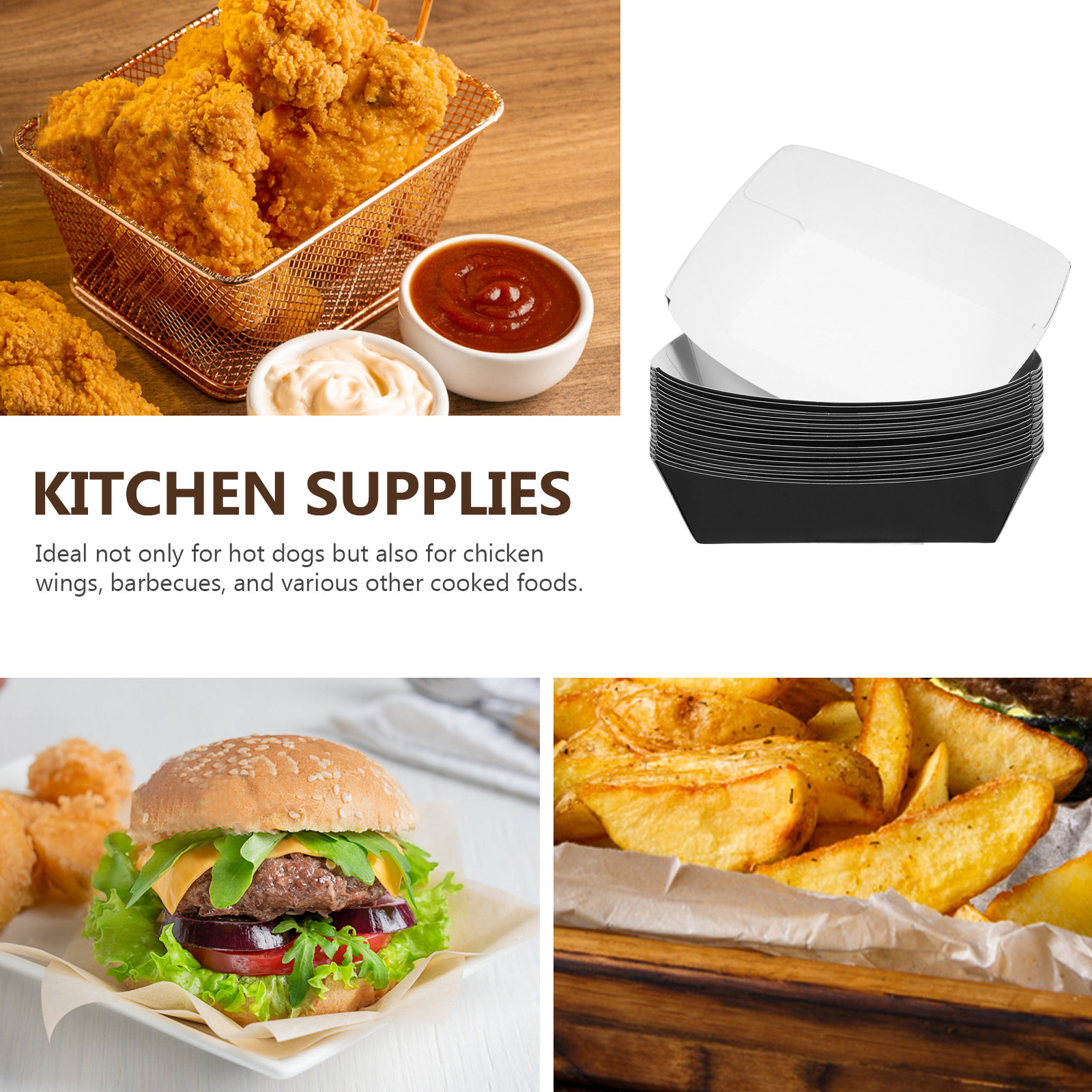 20Pcs Kraft Paper Open Top Foo - Meal Prep With Chicken のレビューと価格