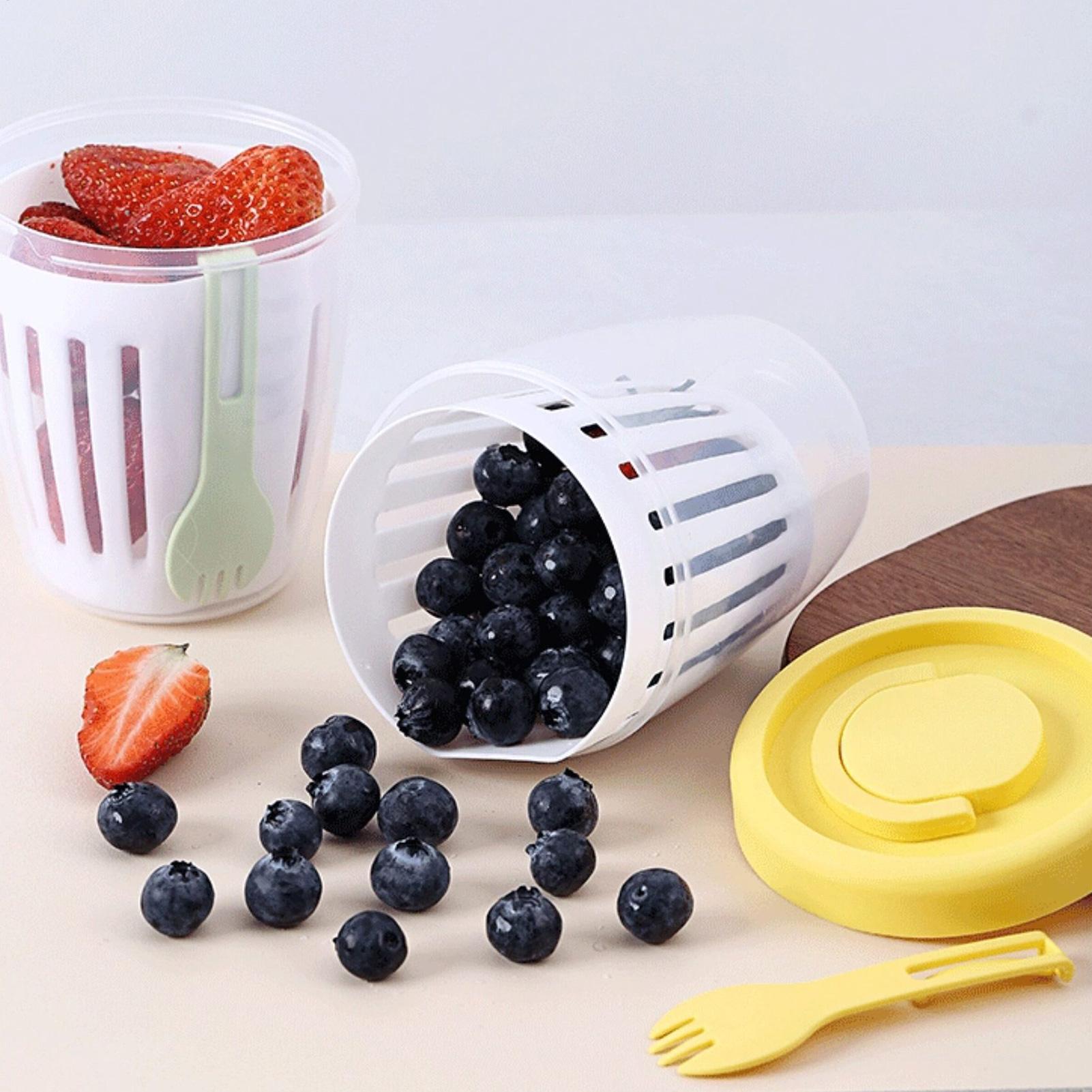 Salad Jar Draining Airtight Fo - Meal Prep Yogurt Containers のレビューと価格
