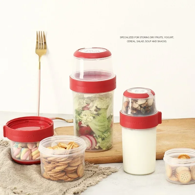 Double-layer Sealed Compartmen - Meal Prep Yogurt Containers のレビューと価格