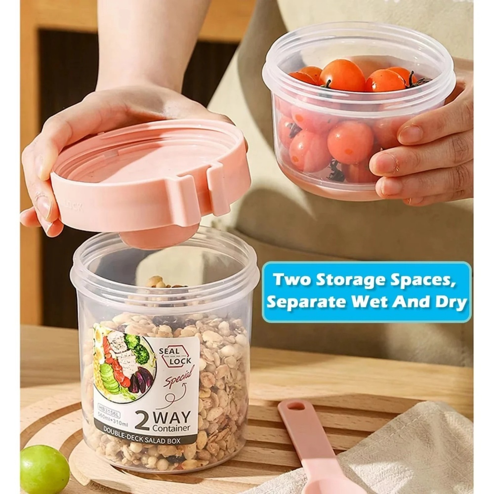 Portable Salad Cup Breakfast C - Meal Prep Yogurt Containers のレビューと価格