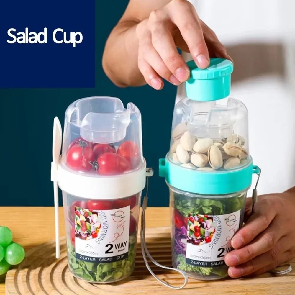 Portable Salad Cup Breakfast C - Meal Prep Yogurt Containers のレビューと価格
