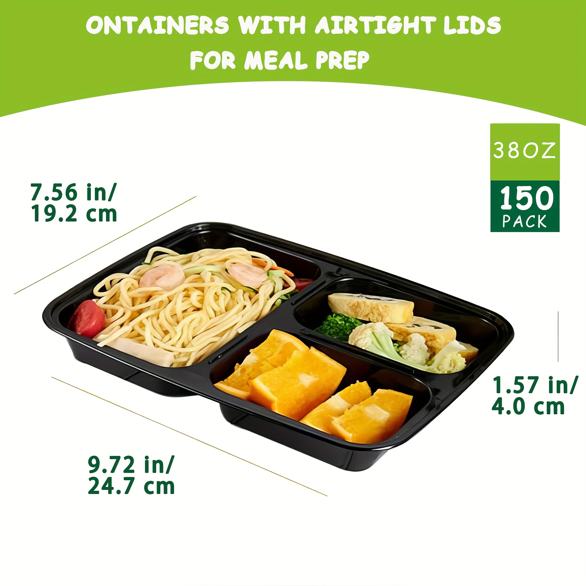 300pcs Meal Prep Containers 15 - Meal Prep Glass のレビューと価格