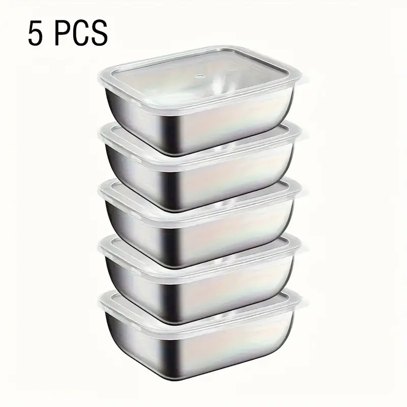 5-Piece Stainless Steel Food S - Meal Prep Chef のレビューと価格