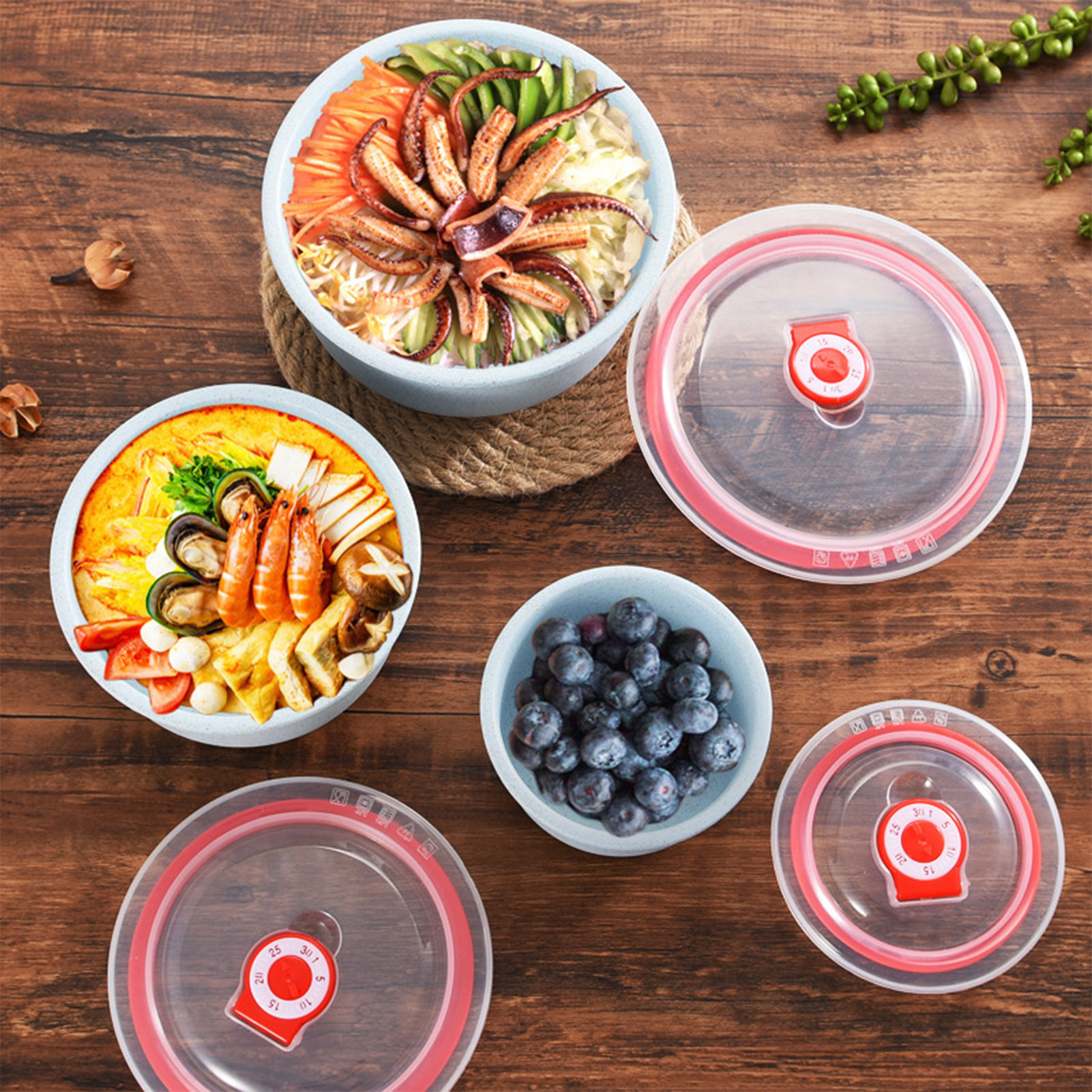 3pcs Food Storage Containers B - Meal Prep Chef のレビューと価格