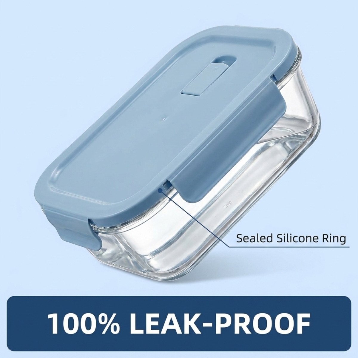 Sky Blue Glass Food Storage Co - Meal Prep Glass のレビューと価格