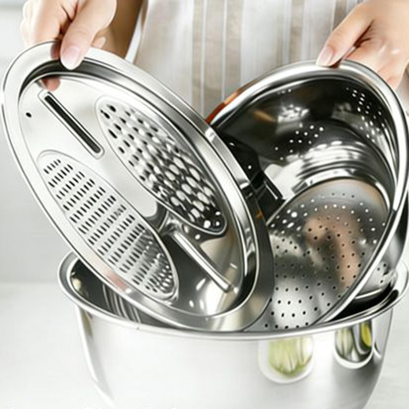 Stainless Steel Colander Strai - Meal Prep With Rice のレビューと価格