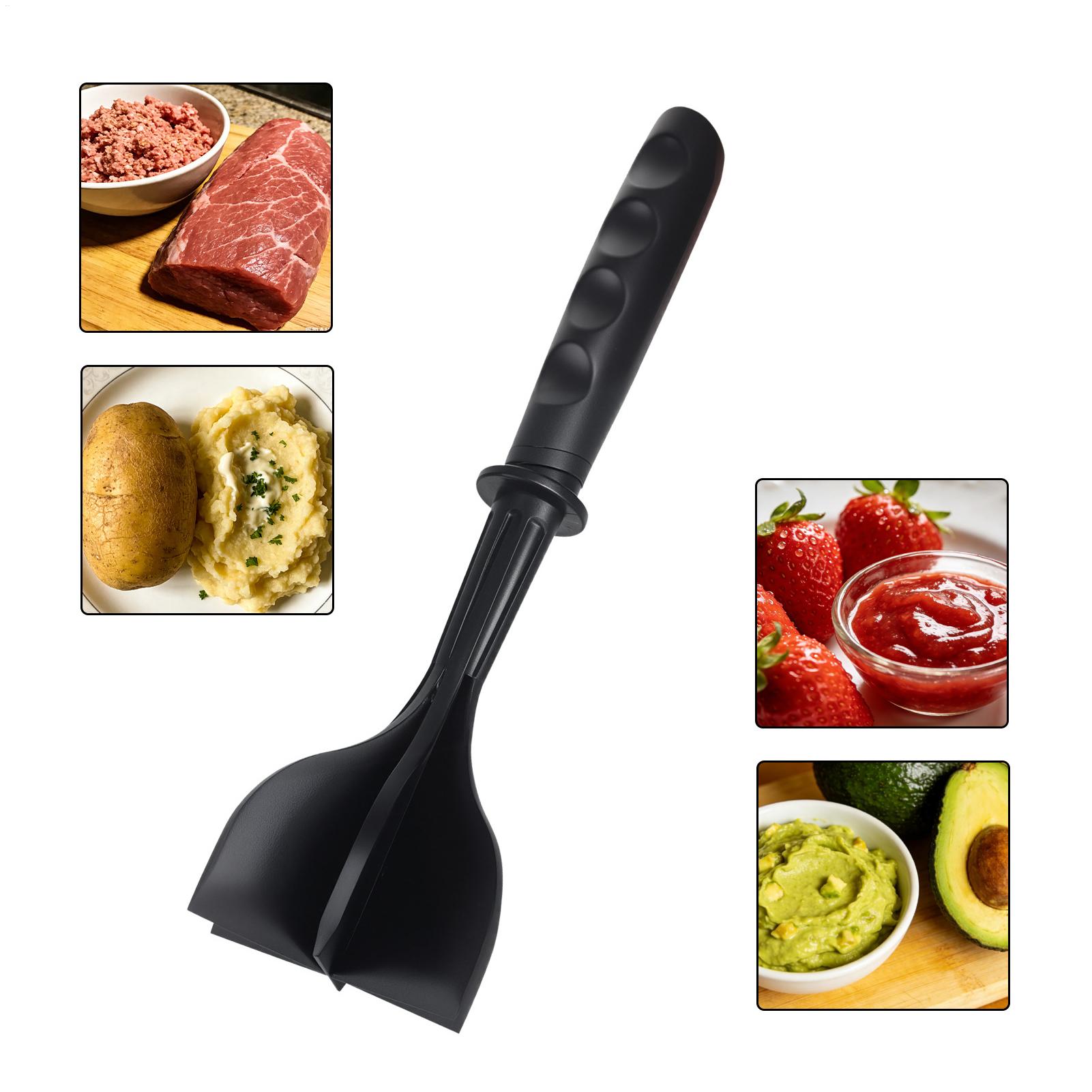 Meat Masher 6 Curve Heat Resis - Meal Prep Chef のレビューと価格