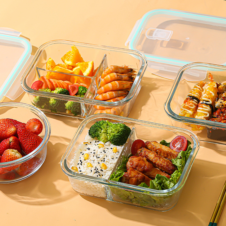 Glass Fresh-Keeping Box high B - Meal Prep Glass のレビューと価格
