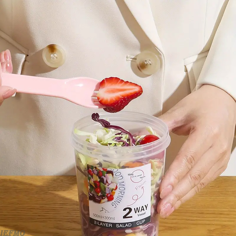 Salad Cup Breakfast Cups Porta - Meal Prep Yogurt Containers のレビューと価格