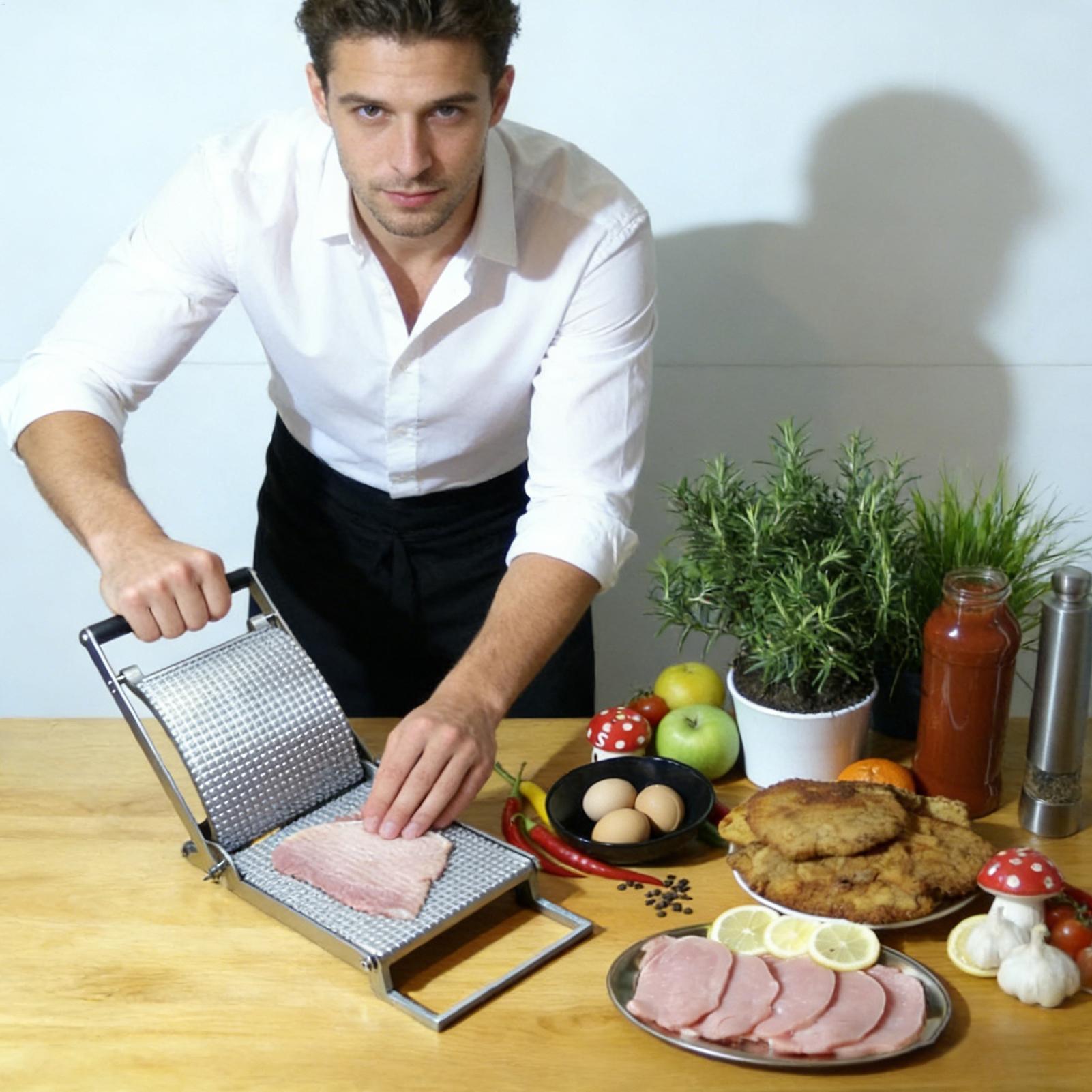Meat Tenderizer Stainless Stee - Meal Prep With Chicken のレビューと価格
