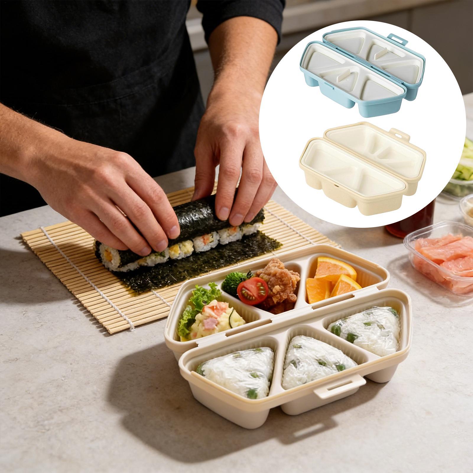 Sushi Mold Maker 6 Cavity Tria - Meal Prep With Rice のレビューと価格