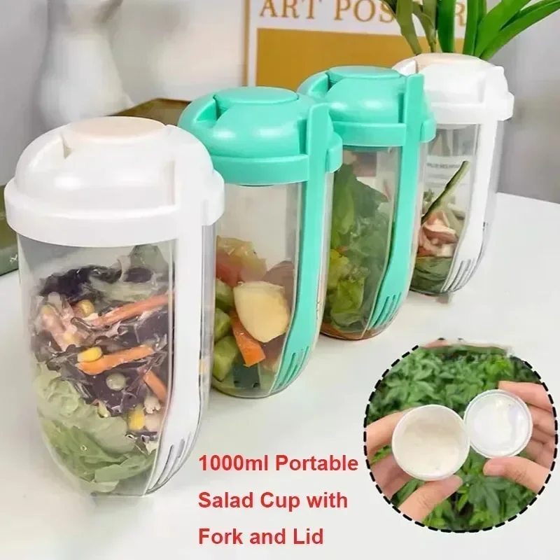 Portable Salad Bowl with Lid a - Meal Prep Yogurt Containers のレビューと価格