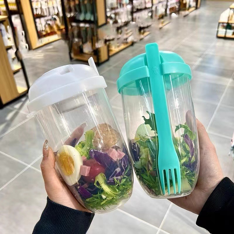 Portable Salad Bowl with Lid a - Meal Prep Yogurt Containers のレビューと価格
