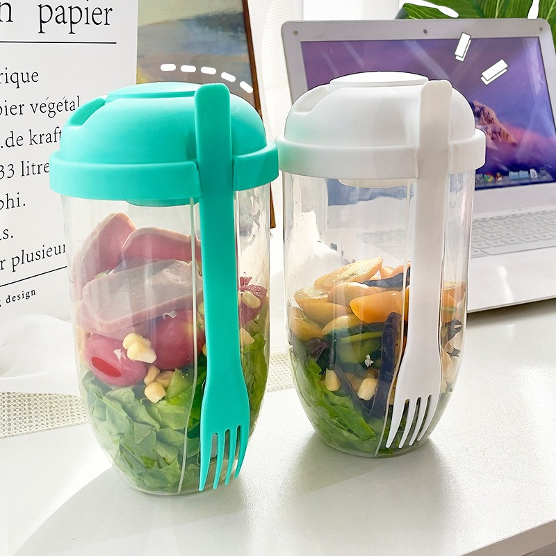Portable Salad Bowl with Lid a - Meal Prep Yogurt Containers のレビューと価格