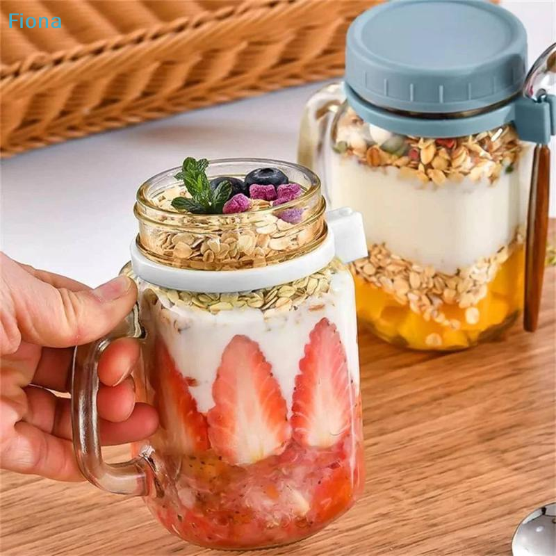 ✔500ml Overnight Oats Containe - Meal Prep Yogurt Containers のレビューと価格