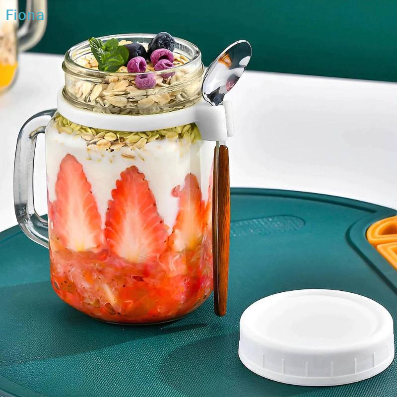 ✔500ml Overnight Oats Containe - Meal Prep Yogurt Containers のレビューと価格