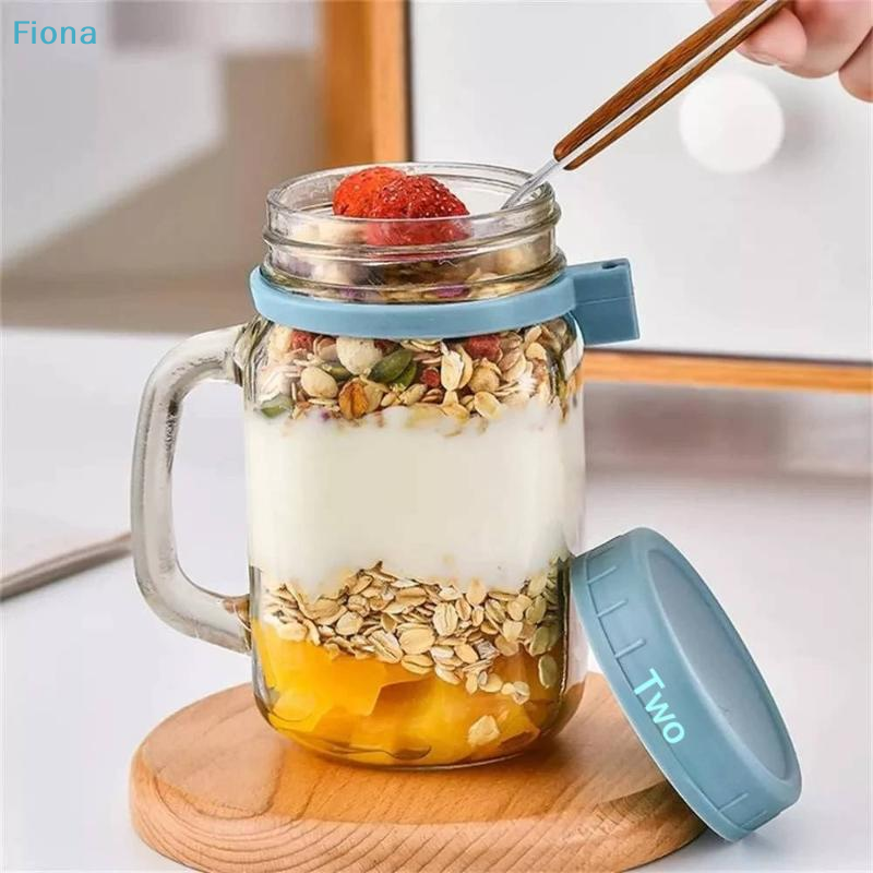 ✔500ml Overnight Oats Containe - Meal Prep Yogurt Containers のレビューと価格