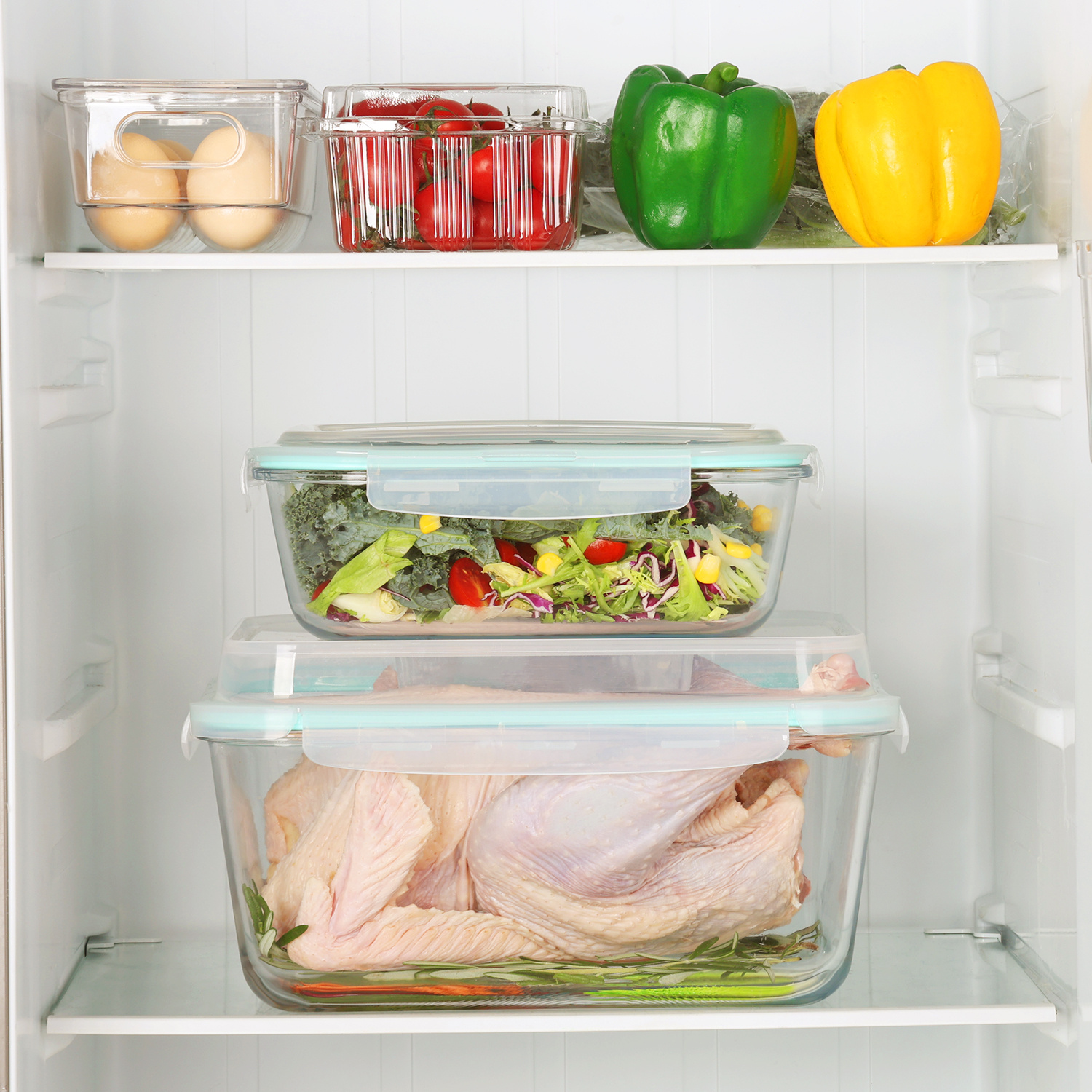 220oz + 76.4oz Extra Large Ref - Meal Prep With Chicken のレビューと価格