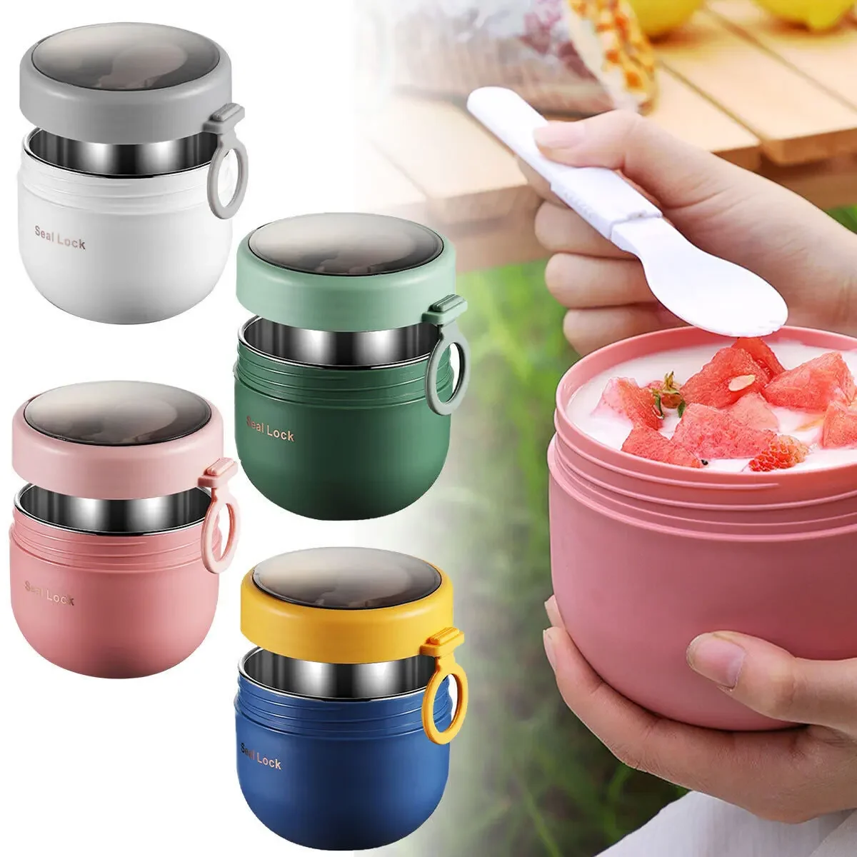 600ml/800ml  Breakfast Cups wi - Meal Prep Yogurt Containers のレビューと価格
