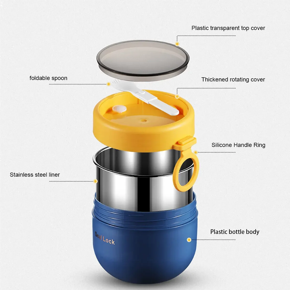 600ml/800ml  Breakfast Cups wi - Meal Prep Yogurt Containers のレビューと価格