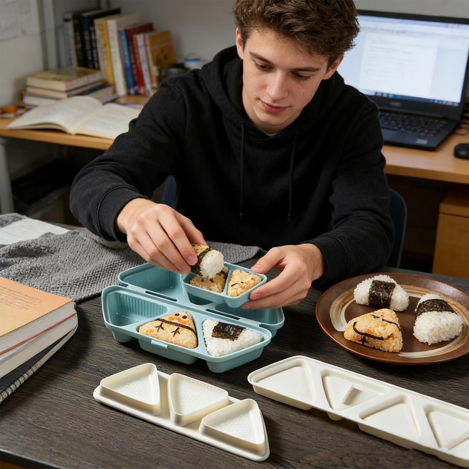 Rice Ball Maker Mold 6-Cavity  - Meal Prep With Rice のレビューと価格