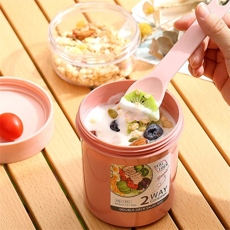 Portable Overnight cup Salad C - Meal Prep Yogurt Containers のレビューと価格