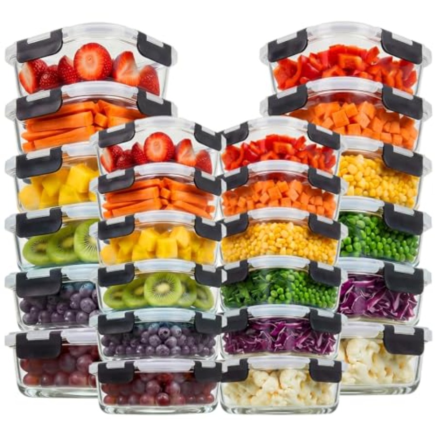 Food storage: glass, clear, ai - Meal Prep Glass のレビューと価格