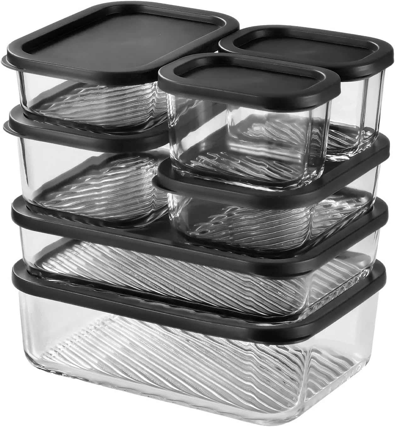 7 Pack Glass Meal Prep Contain - Meal Prep Glass のレビューと価格