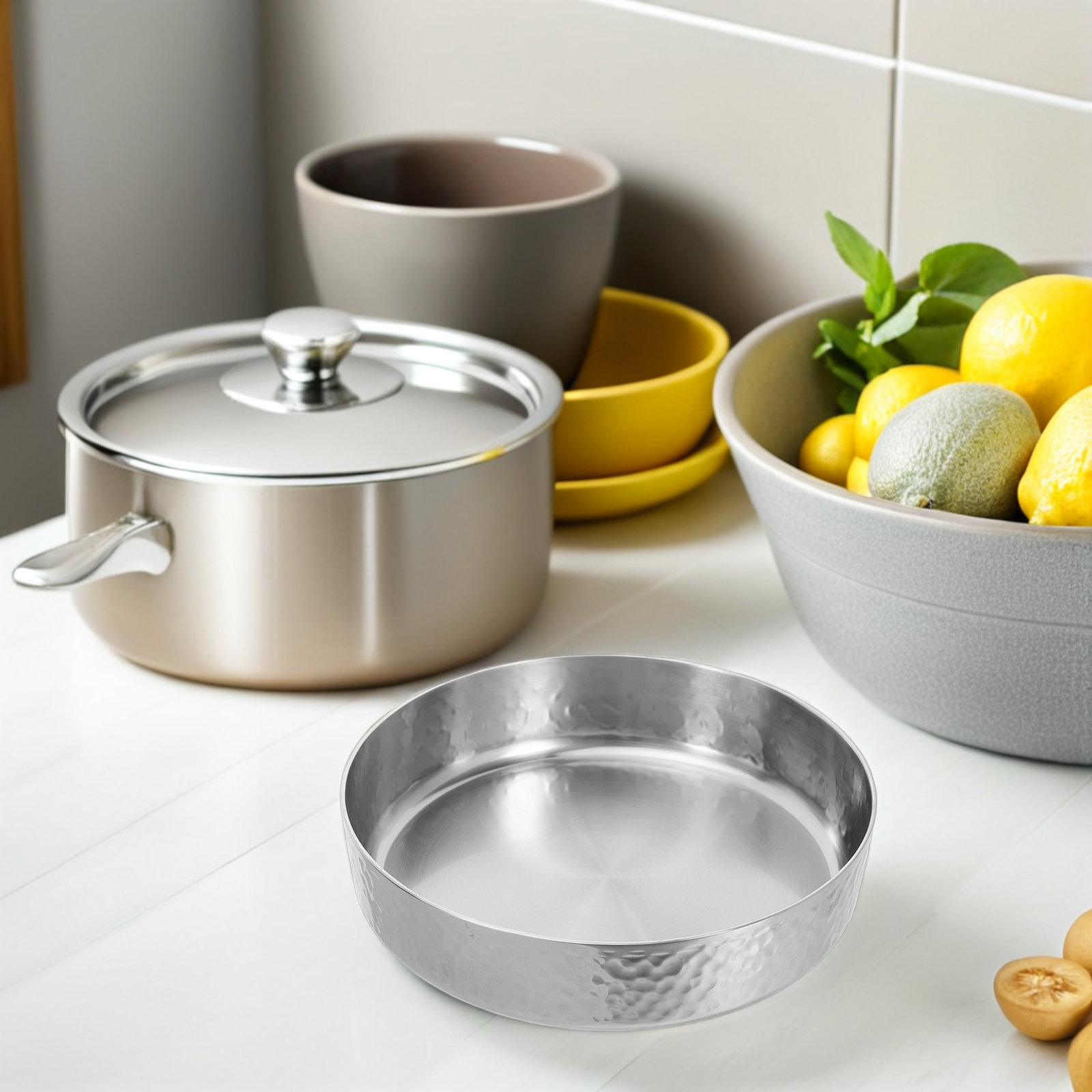 Hammered Finish Stainless Stee - Meal Prep With Rice のレビューと価格