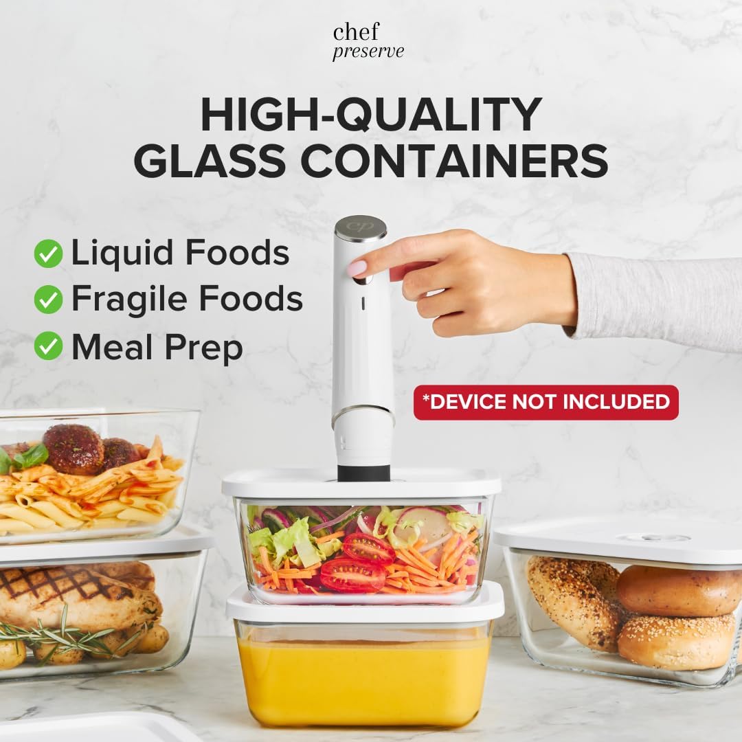 Vacuum Seal Glass Containers S - Meal Prep Glass のレビューと価格