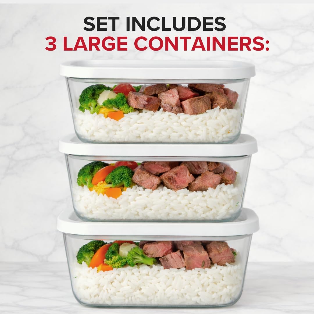 Vacuum Seal Glass Containers S - Meal Prep Glass のレビューと価格