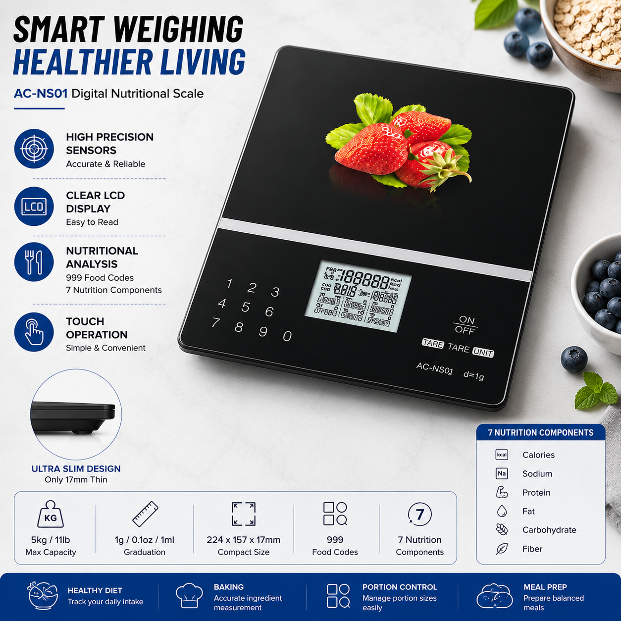 Digital Nutritional Food Scale - Portion Scale Digital のレビューと価格