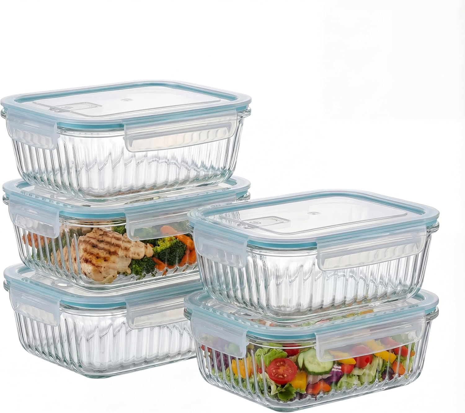 5-Packs, 36 Oz Glass Meal Prep - Meal Prep Glass のレビューと価格