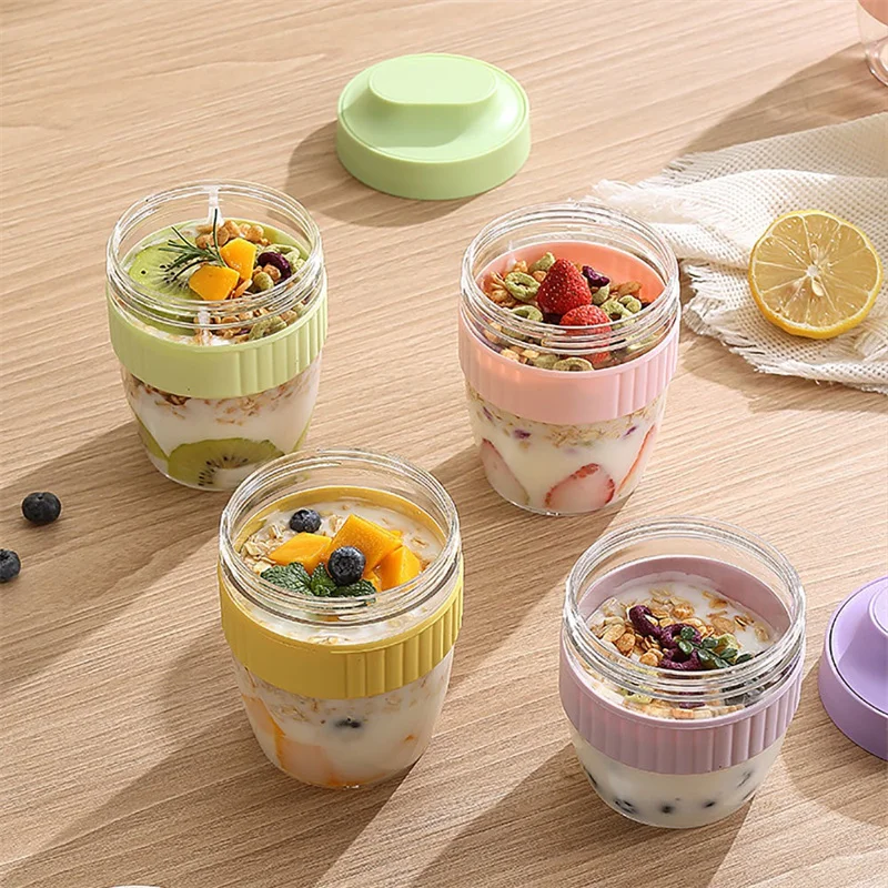 480/570ml Breakfast Cup Portab - Meal Prep Yogurt Containers のレビューと価格