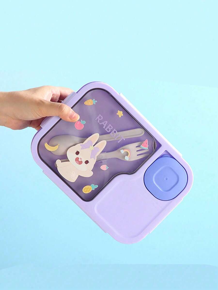 1Pc Cartoon Lunch Box, Microwa - Meal Prep With Rice のレビューと価格