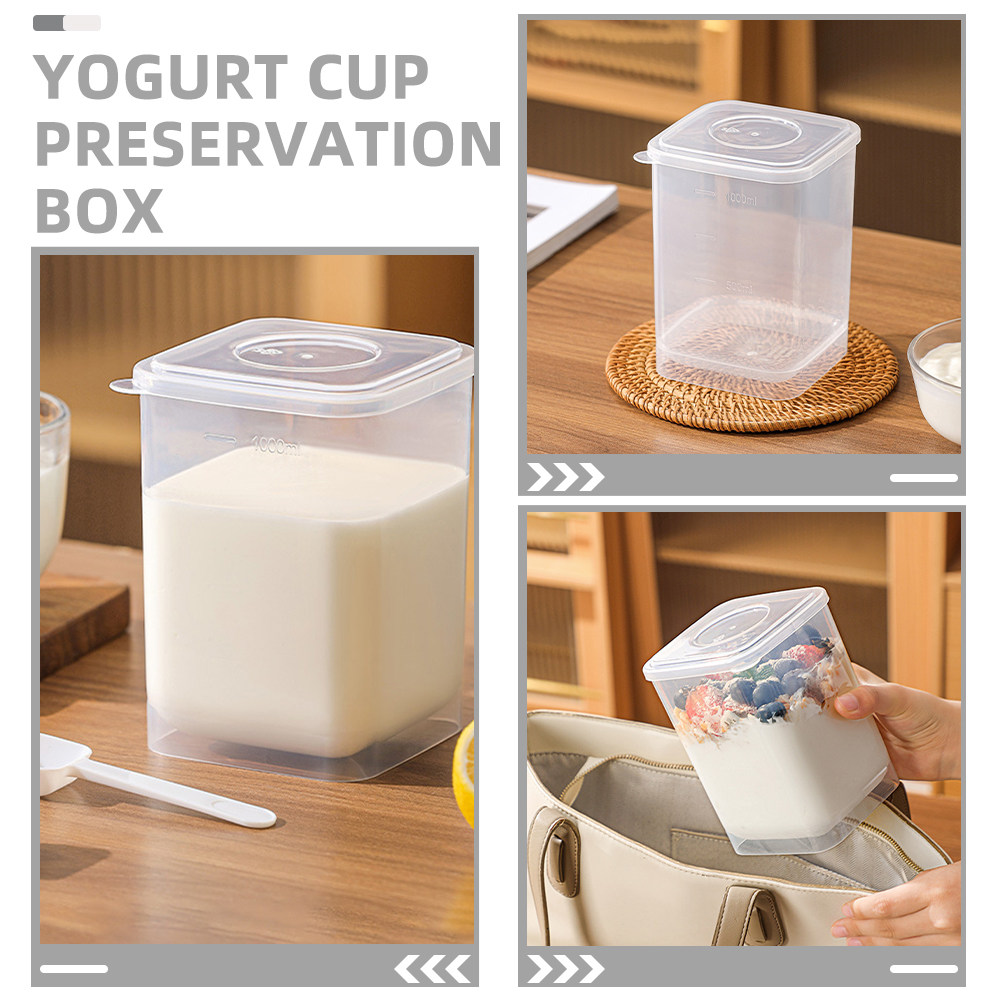 Airtight Clear Yogurt Storage  - Meal Prep Yogurt Containers のレビューと価格