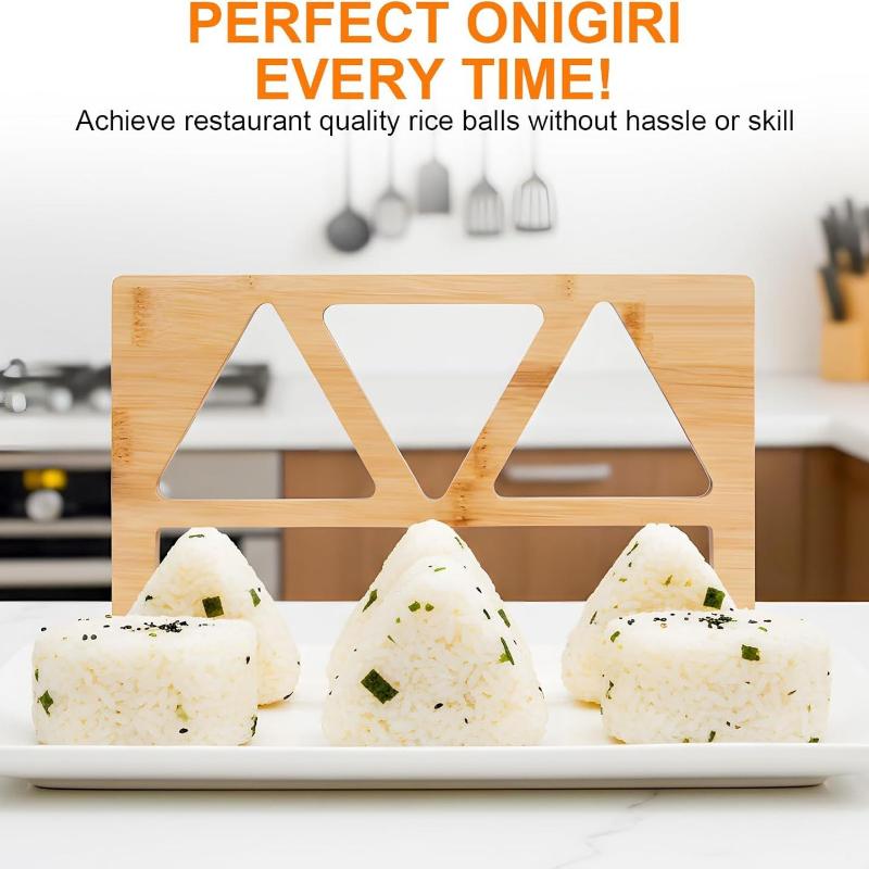 Wooden Onigiri Rice Ball Mold  - Meal Prep With Rice のレビューと価格