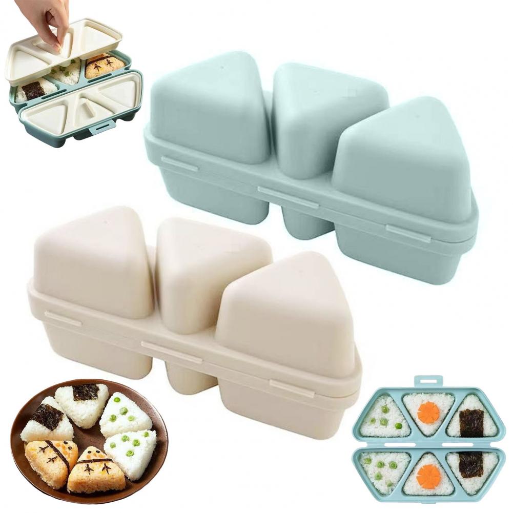 6-Cavity Triangle Onigiri Mold - Meal Prep With Rice のレビューと価格